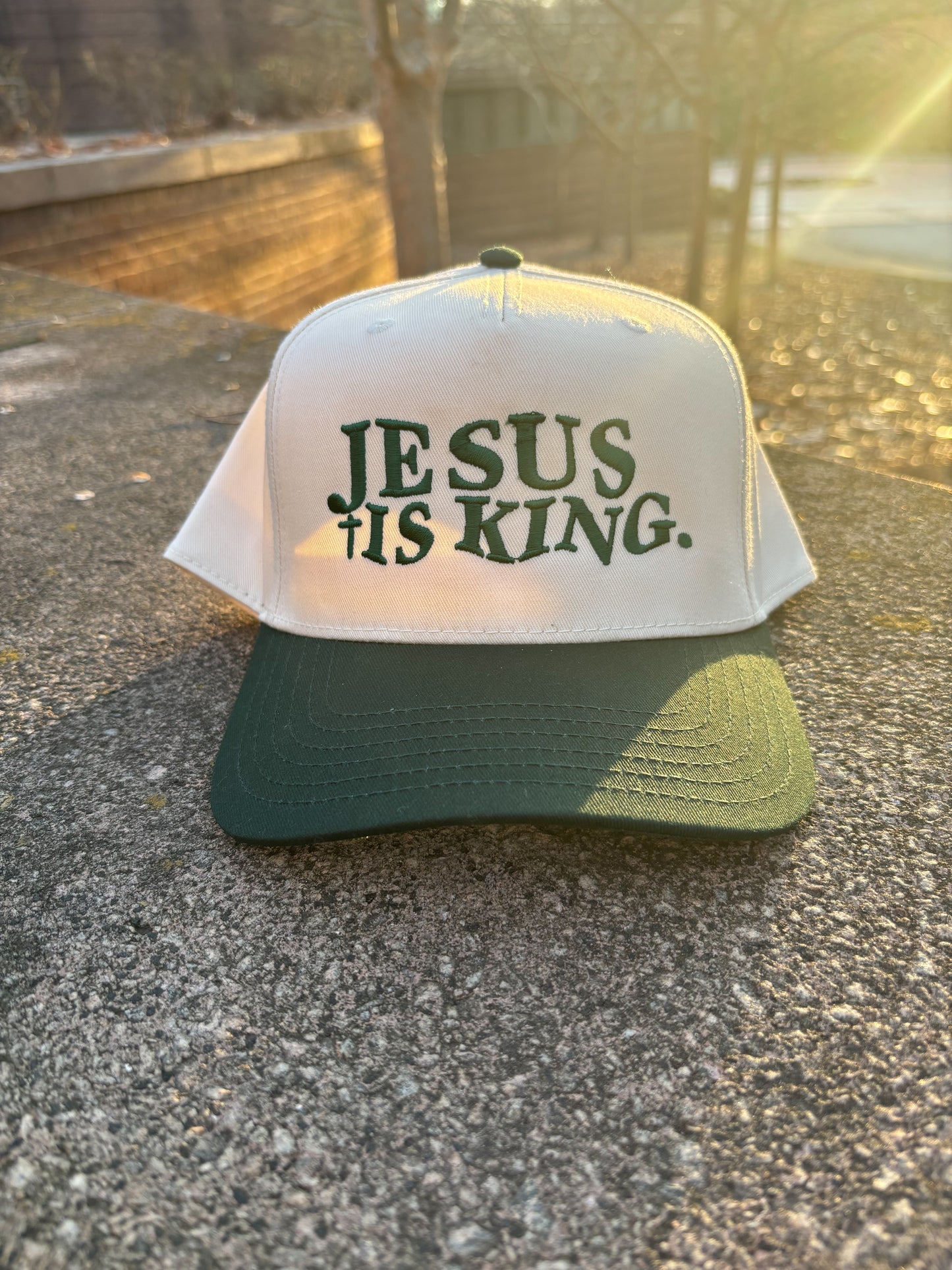 Jesus Is King Hat, Green